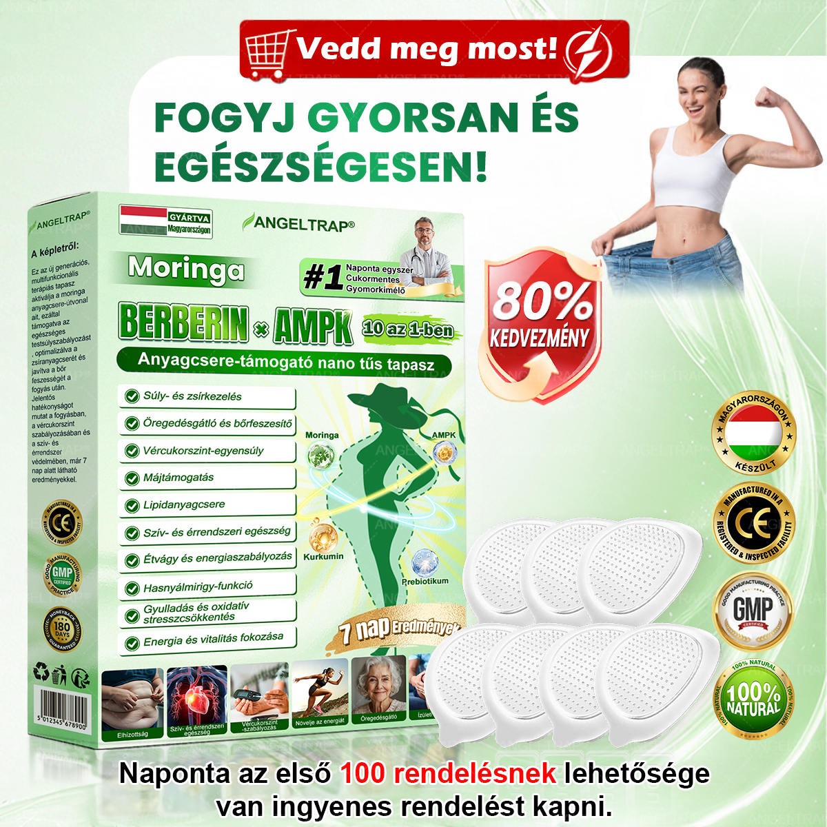 🎁! Csak 5 doboz maradt! További 50% kedvezmény! Erősítsd meg a tested, élj egészségesen. Ne habozz, ha most nem cselekedsz, jövőre már nem lesz lehetőséged!